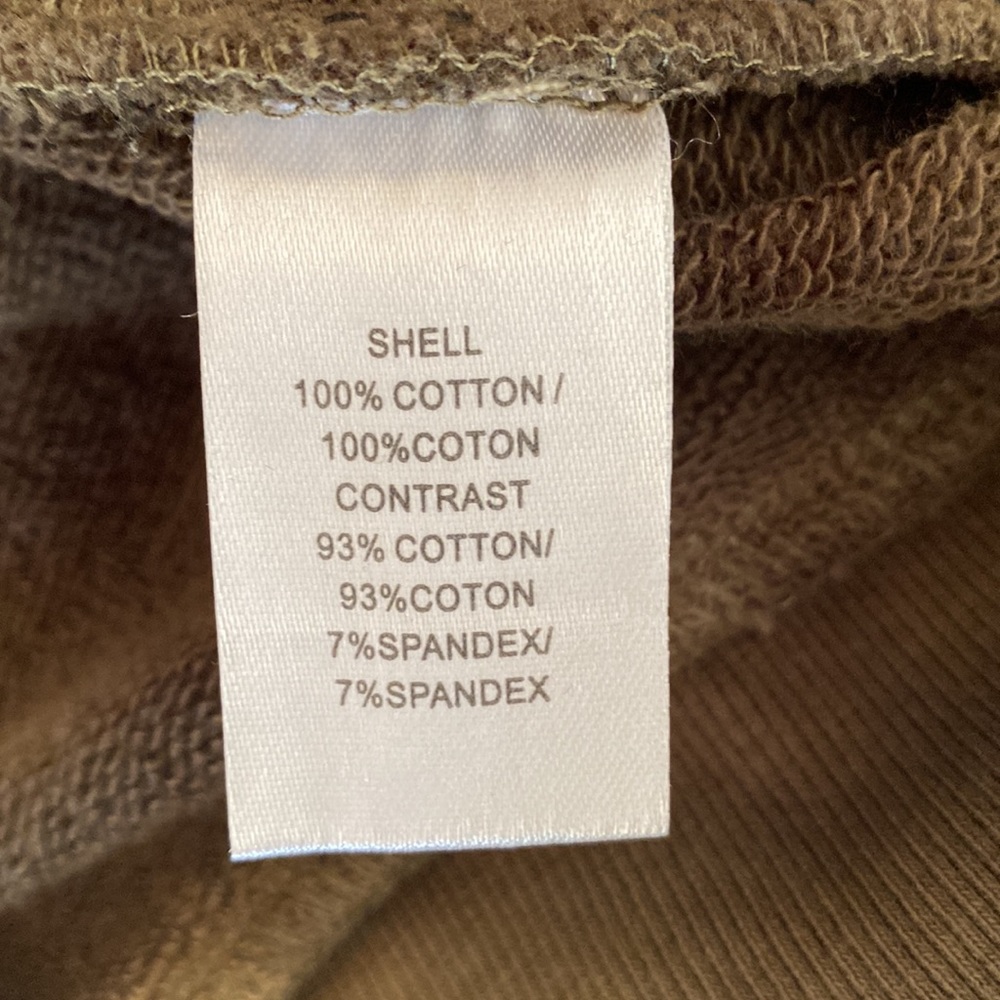 Olive Tie Dye Crop Sweatshirt Large New! - Picture 13 of 14